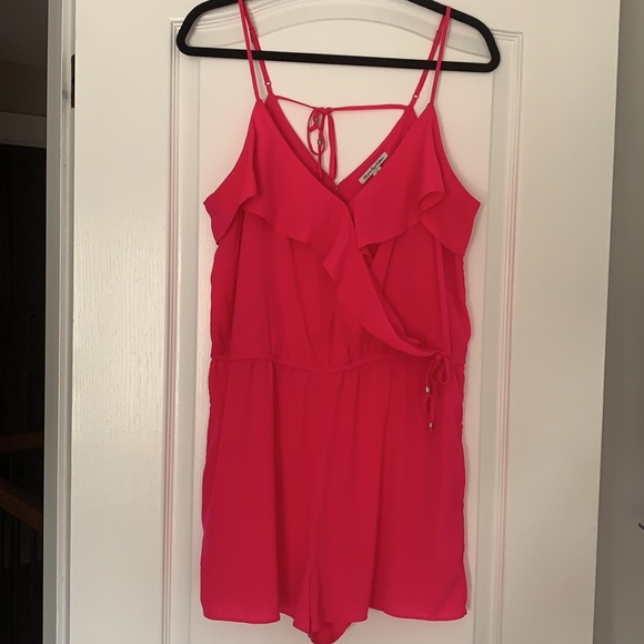 Hot Pink Romper/Jumpsuit - Picture 3 of 8
